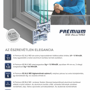 kömmerling premium 82 alu md ablak